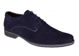 Pantofi barbati casual din piele naturala intoarsa Bleumarin PABLVEL